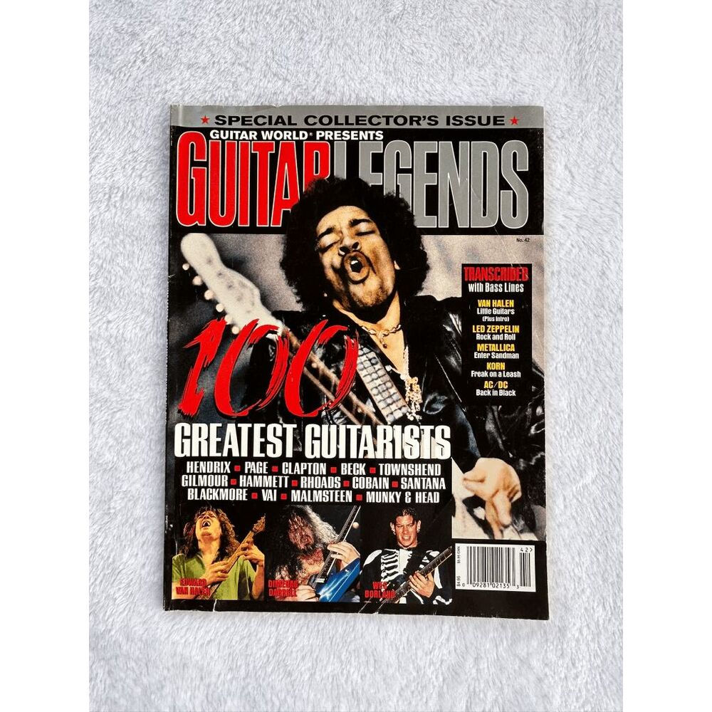 Guitar Legends Magazine Special Collector's Issue NO. 42 100 Greatest Guitarists